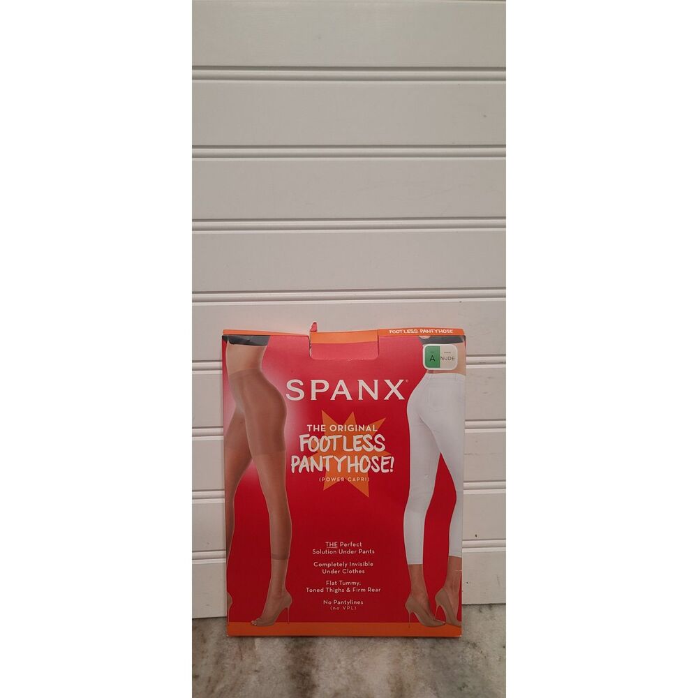 Spanx The Original Footless Pantyhose Nude Size A NWT